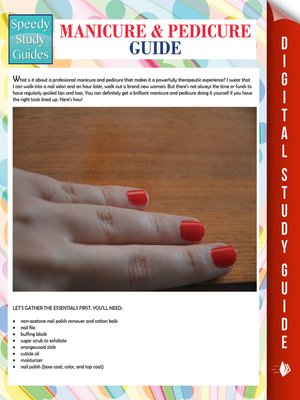 cover image of Manicure and Pedicure Guide